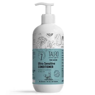 Кондиціонер для тварин Tauro Pro Line Pure Nature Ultra Sensitive 400 мл (TPL63467)