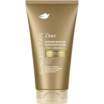 Автозасмага Dove Body Love Summer Revived Medium To Dark Для обличчя та тіла від середнього до темного 75 мл (8720181876394)