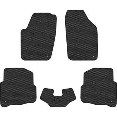 Килимок в салон EVAtech Volkswagen Polo (IV) 3-doors 2001-2009 4 поко (VW12025CGK5TL8RBB)