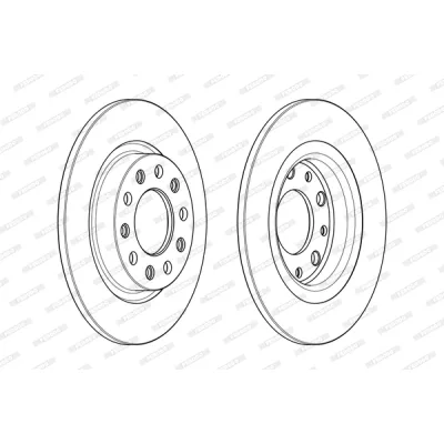 Гальмівний диск FERODO DDF2333C