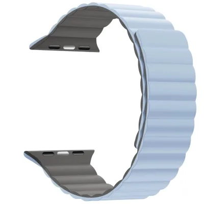Ремінець до смарт-годинника Armorstandart MagLink для Apple Watch 42 (Series11-10)/41/40/38 Blue Grey (ARM86929)