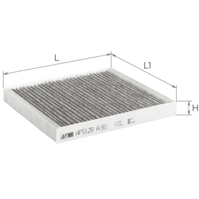 Фільтр салону ALPHA FILTER AF5128a