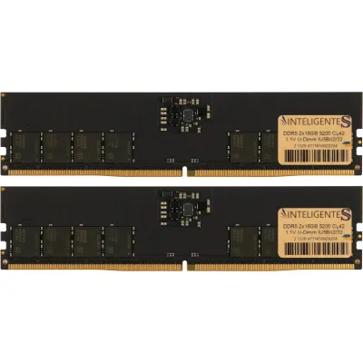 Модуль пам'яті для комп'ютера DDR5 32GB (2x16GB) 5200 MHz INTELIGENTES (IU5BII2/32)