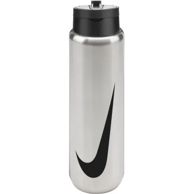 Пляшка для води Nike SS RECHARGE STRAW BOTTLE 24 OZ N.101.3795.953.24 сірий 709 мл (887791813329)