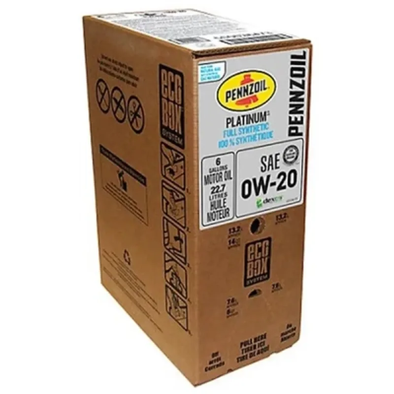 Моторна олива Pennzoil Platinum 0W20 24/1 Qt Ecobox 22,71л.
