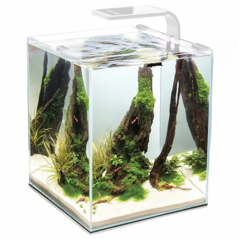Акваріум AquaEl Shrimp Set Smart для креветок прямий білий 19 л (5905546326223)