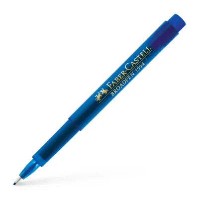 Лайнер Faber-Castell BROADPEN 1554 синій, 0,8 мм (25791)