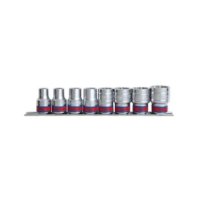 Набір торцевих головок KING TONY 1/2", шестигранних, 3/8"-7/8", 8 шт. (4510SR)