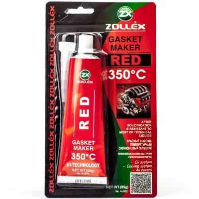 Герметик автомобільний Zollex RED-85g. (RED-85g)