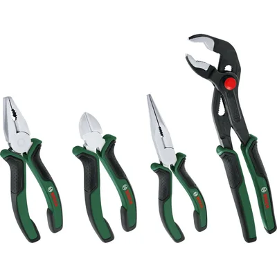 Набір інструментів Bosch шарнірно-губцевих, 4шт (1.600.A02.W7K)