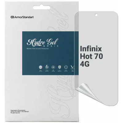 Плівка захисна Armorstandart Matte hydrogel Infinix Hot 70 4G (ARM92223)