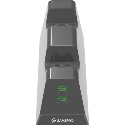 Зарядний пристрій GamePro CHS420B Для геймпадів DualSense PS5 Black (CHS420B)