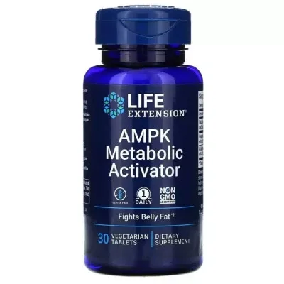 Вітамінно-мінеральний комплекс Life Extension Активатор метаболізму, AMPK Metabolic Activator, 30 вегетаріанські (LEX-22073)