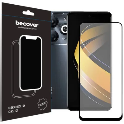 Скло захисне BeCover Infinix Smart 8 (X6525) Black (710482)