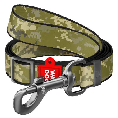 Повідець для собак WAUDOG Nylon "Мілітарі" L-XXL Ш 25 мм Д 152-183 см (372-4026)
