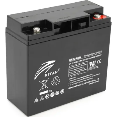Батарея до ДБЖ Ritar HR12-60W, 12V 17.0Ah (HR1260B)