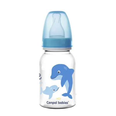 Пляшечка для годування Canpol babies LOVE&SEA 120 мл PP блакитна (59/300)