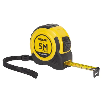 Рулетка shiftlock 5м×19мм SIGMA (3815051)