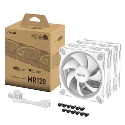 Кулер до корпусу ASUS PRIME MR120 ARGB WHITE 3IN1 (90DA00I3-B09020)