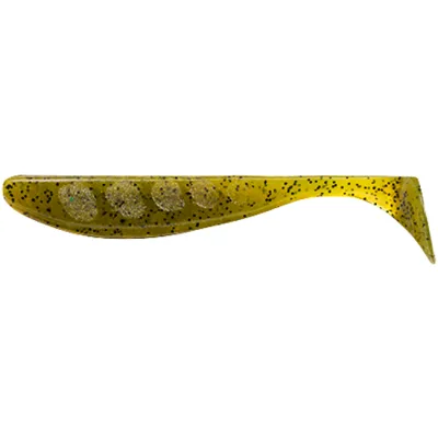 Силікон рибальський FishUP Wizzle Shad 3" 074 - Green Pumpkin Seed (8шт/уп) (1862.01.38)