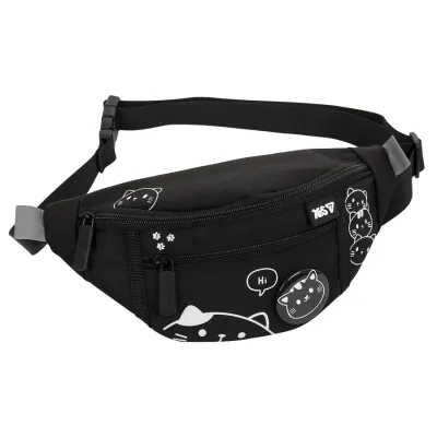 Сумка-бананка Yes Black Cat SP-36 (550553)