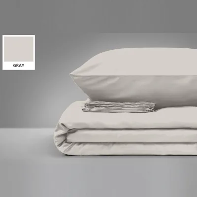 Постільна білизна MirSon Бязь Premium Light Gray 175х210 (2200000949134)
