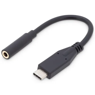 Перехідник USB-C M to 3.5mm F 0.2m Digitus (AK-300321-002-S)