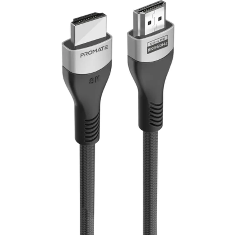 Кабель мультимедійний HDMI M to HDMI M 3.0m V2.1 grey Promate (primelink8k-300.grey)