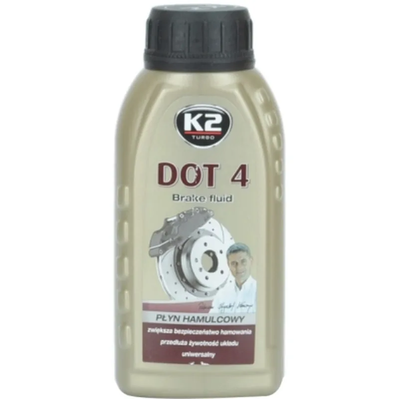 Гальмівна рідина K2 Turbo Brake Fluid DOT 4 0,25 л (T124)