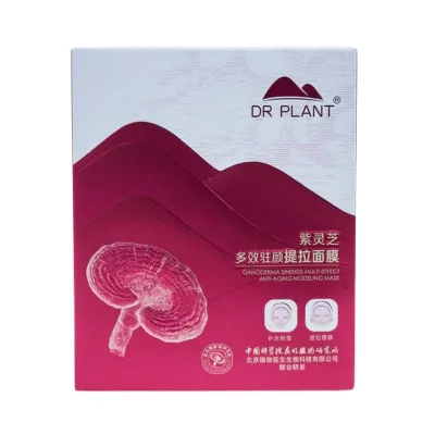 Маска для обличчя Dr. Plant Ganoderma Multi-Effect Anti-Aging Lifting Mask Ліфтинг маска-корсет З екстрактом рейші 7 шт. (6959436323433)