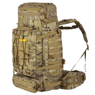 Рюкзак туристичний 2E 90L, LargeCap, Molle, камуфляж (2E-TACTLARGBKP-90L-CP)