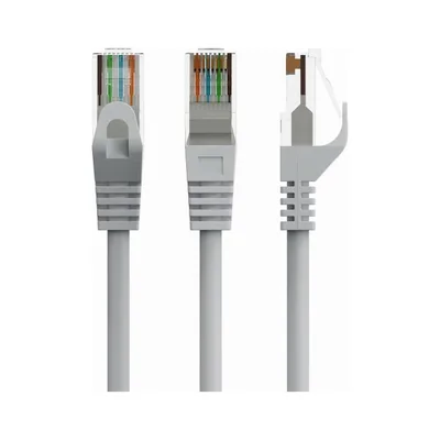 Патч-корд 7.5м UTP cat 6 CU gray Cablexpert (PP6U-CU-7.5M)