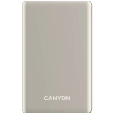 Батарея універсальна Canyon 5000mAh OnPower 505 slim Magsafe PD/20W Beige (CNS-CPB505BE)