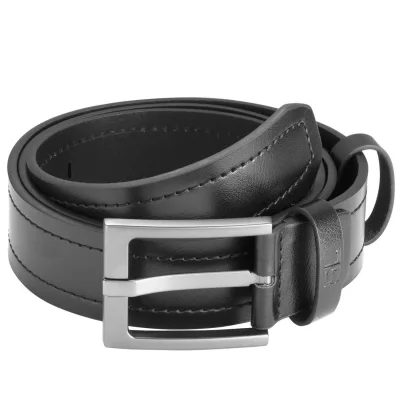 Ремінь Semi Line Чоловічий Шкіряний Black (DAS303142)