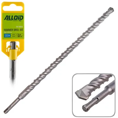 Бур Alloid по бетону, SDS-plus, S4, 10800мм (FH-10800)