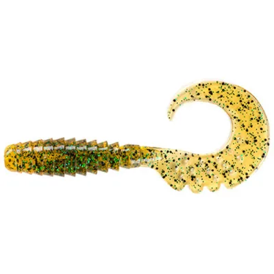 Силікон рибальський FishUP Fancy Grub 2" 036 - Caramel/Green&Black (10шт/уп) (1862.00.54)