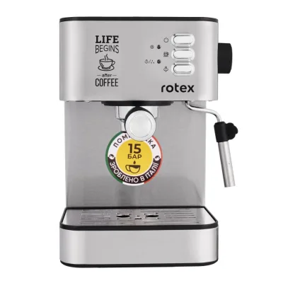 Ріжкова кавоварка еспресо Rotex RCM750-S