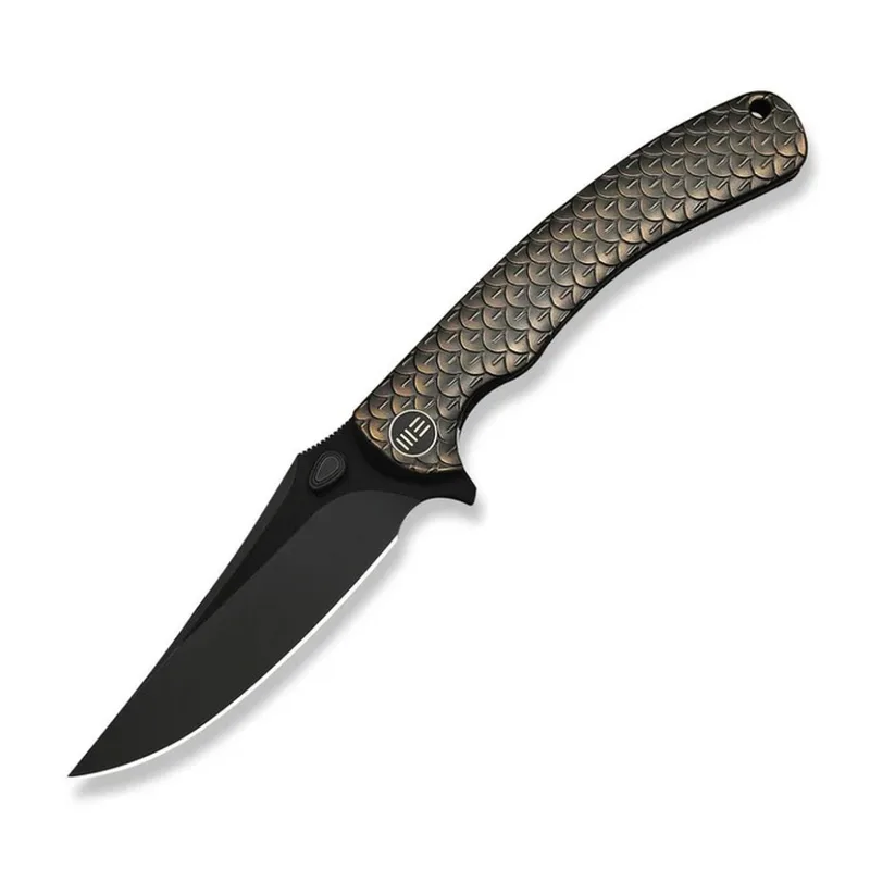 Ніж складаний туристичний Weknife Dracarys, (9.1 см) Böhler M390 / титан 6AL4V чорний