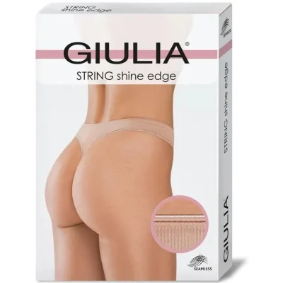 Труси Giulia String Shine Edge White L/XL (4823116931619)