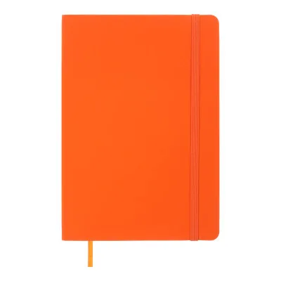 Книга записна Buromax Touch Me 96 аркушів А5 у клітинку помаранчевий (BM.295102-11)