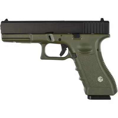 Страйкбольний пістолет Evolution E017 Gas 6 мм OD Green (EP0217-G)