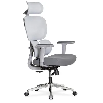 Офісне крісло Mealux D1 Duo Air Fabric Grey (HF-D1 Duo F/G)