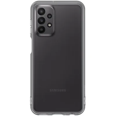 Чохол до мобільного телефона Samsung Soft Clear Cover Galaxy A23 (A235) Black (EF-QA235TBEGRU)