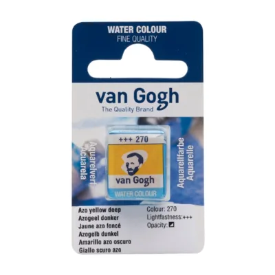 Акварельні фарби Royal Talens Van Gogh (270), AZO Жовтий темний, кювета (8712079419097)