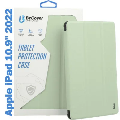 Чохол до планшета BeCover TPU Edge mount Apple Pencil Apple iPad 10.9" 2022/24/11" 2025 Green (708483)