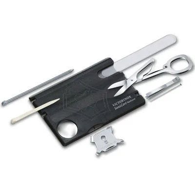Мультитул Victorinox SwissCard NailCare Transparent Black (0.7240.T3)