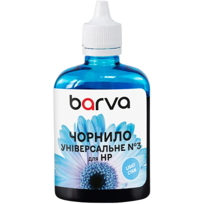 Чорнило Barva HP Universal-3 100ml LCyan, water-soluble (HU3-967)