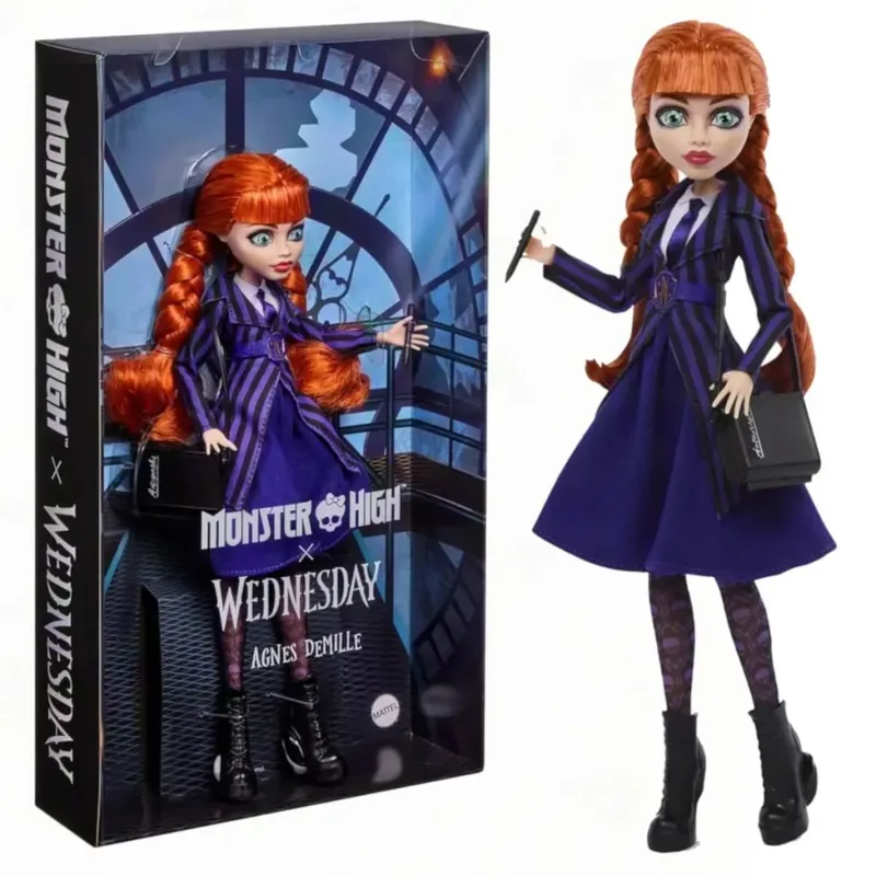Лялька Monster High Wednesday Агнес (JNJ92)