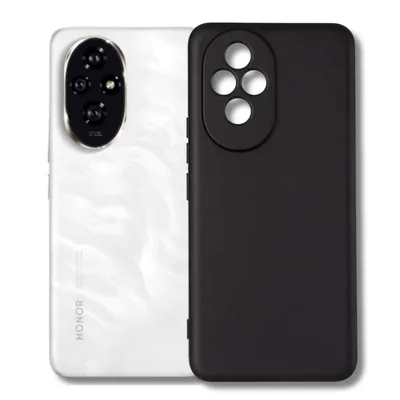Чохол до мобільного телефона BeCover silicone Honor 200 Black (714942)