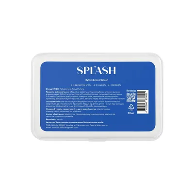 Флос-зубочистки Splash З ароматом м'яти 50 шт. (4820266833022)
